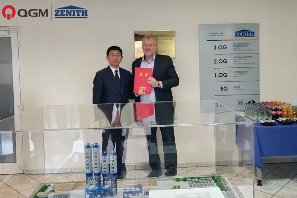 CCPA yekutanga mhiri kwemakungwa base yekudzidzira mainjiniya uye matekiniki eiyo yakatangwa paZenith Maschinenfabrik GmbH kuGermany.